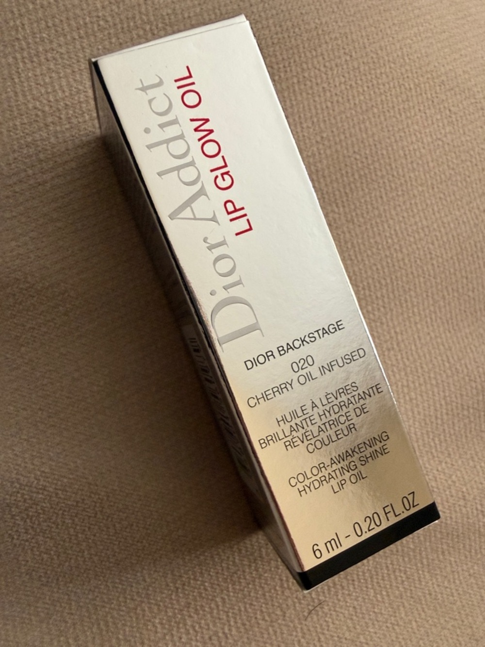 Dior Lip Glow Oil — Cherry Red Accent